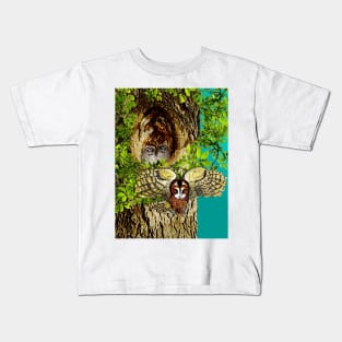 Nesting Owl Kids T-Shirt